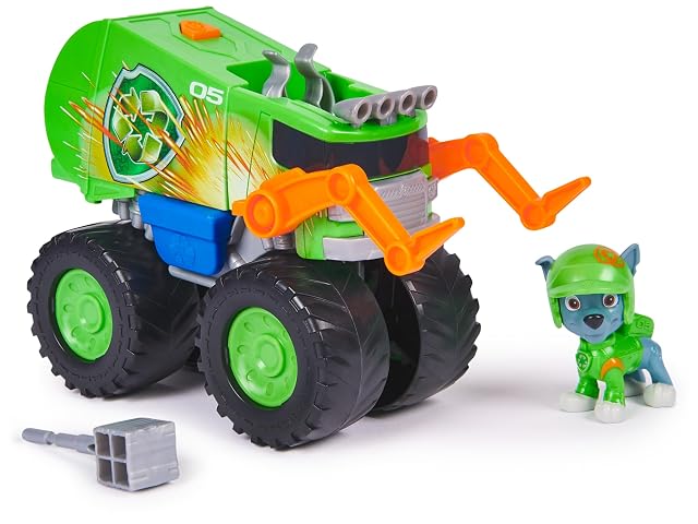 Paw Patrol Patrulla Canina Rocky y Camión Reciclaje Rescue Wheels 3+ años