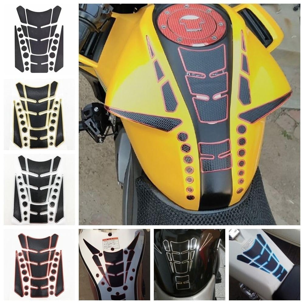 Protezione del serbatoio del carburante per moto, adesivo impermeabile per cofano, adesivo per modellismo auto in generale per auto a lisca pesce