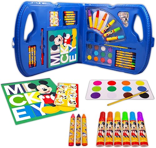 Miniatura 2 de Classic Disney Disney - Juego de arte de Mickey Mouse para niños, paquete de 40 piezas con almohadilla de arte de Mickey Mouse, juego de pintura