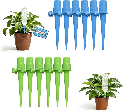 12 pcs Arrosage automatique pour plante réglable Amélioré 2026 