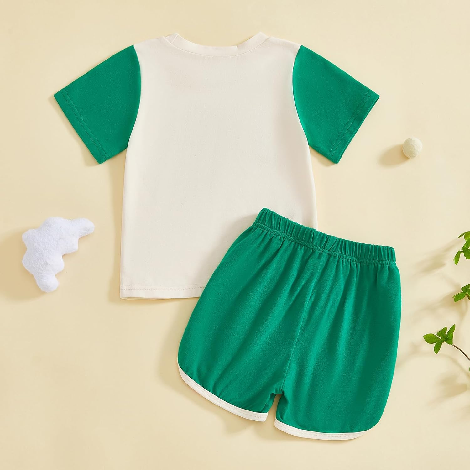 Toddler Baby Boy Golf Outfit Summer Clothes Short Sleeve T-Shirt Tops & Loose Fit Shorts 2Pcs Set - Image 7