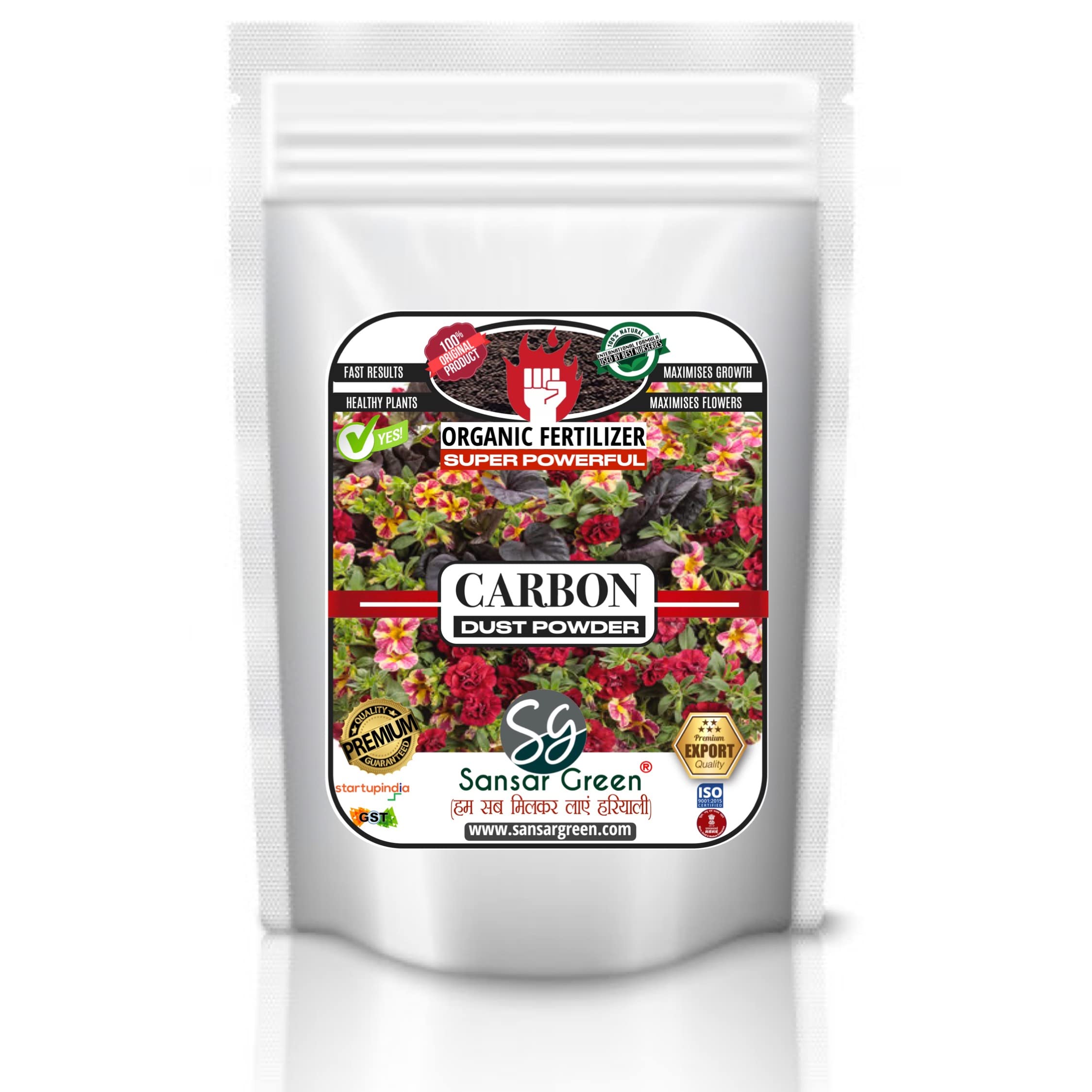Sansar Green® Carbon, Dust Powder, Healthy Plants, Premium Essential Super Powerful Organic Fertilizer for Plants (200 gm) (B09H33GG9M) Amazon Price History, Amazon Price Tracker