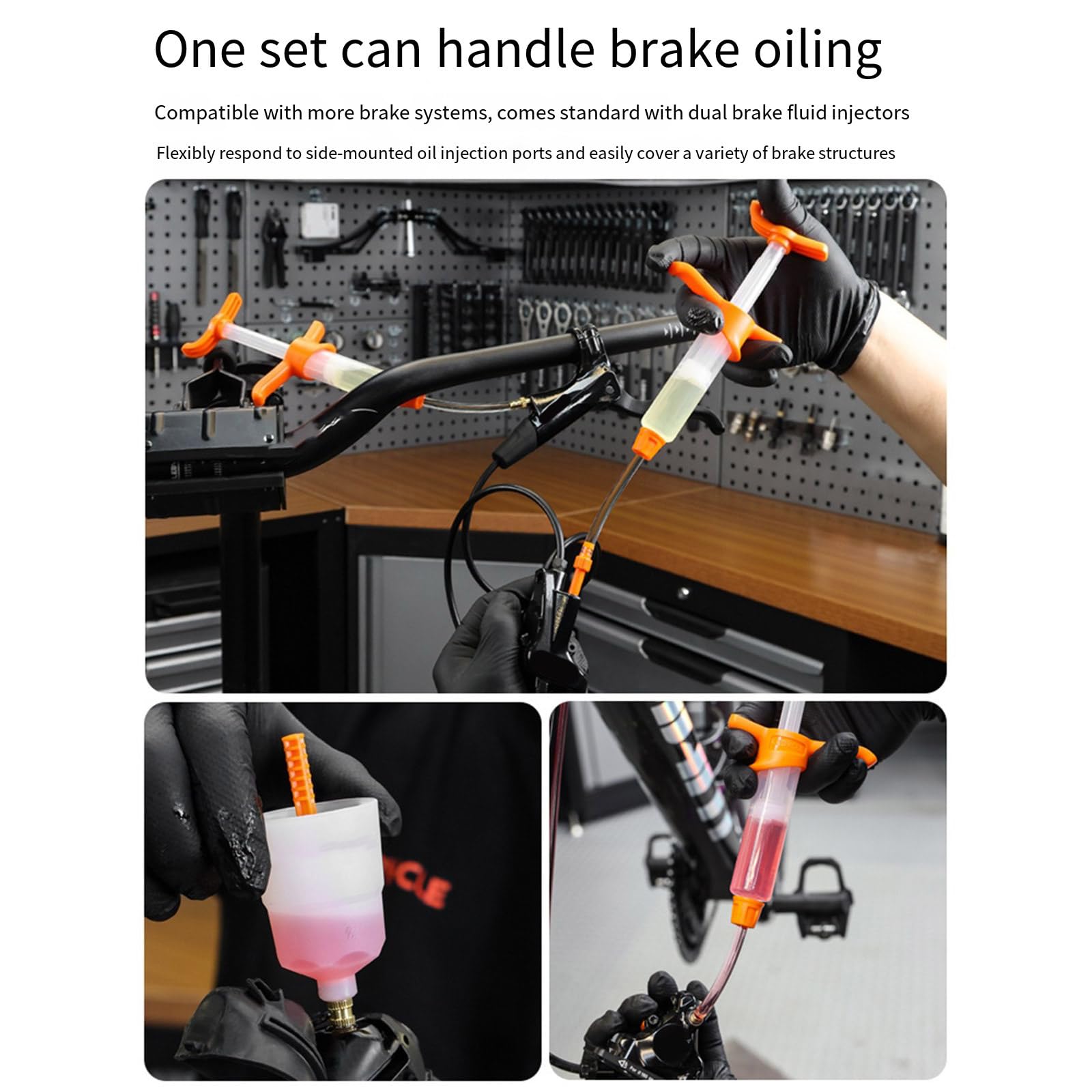 Entlüftungs Mineralöl Service Set für hydraulische Bremsen
