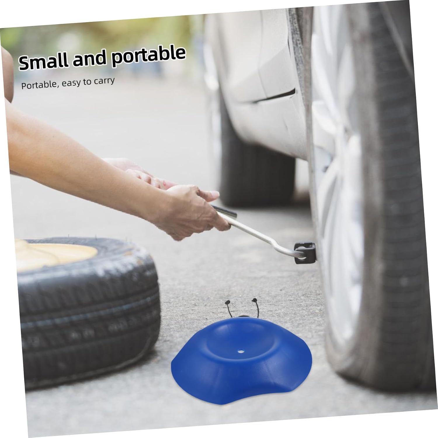 Trailer Wheel Chock Wedge Durable Material Rv Stabilizer Block for Non Slip Design for Trailers Rvs and Trucks Slopes