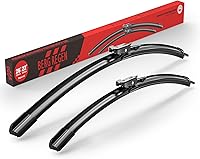 Vista 98 de BERG REGEN 22"+19" Limpiaparabrisas con juego de repuesto trasero de 10 pulgadas para Mazda CX-3 2016 2017 2018 2019 – Calidad genuina del OEM