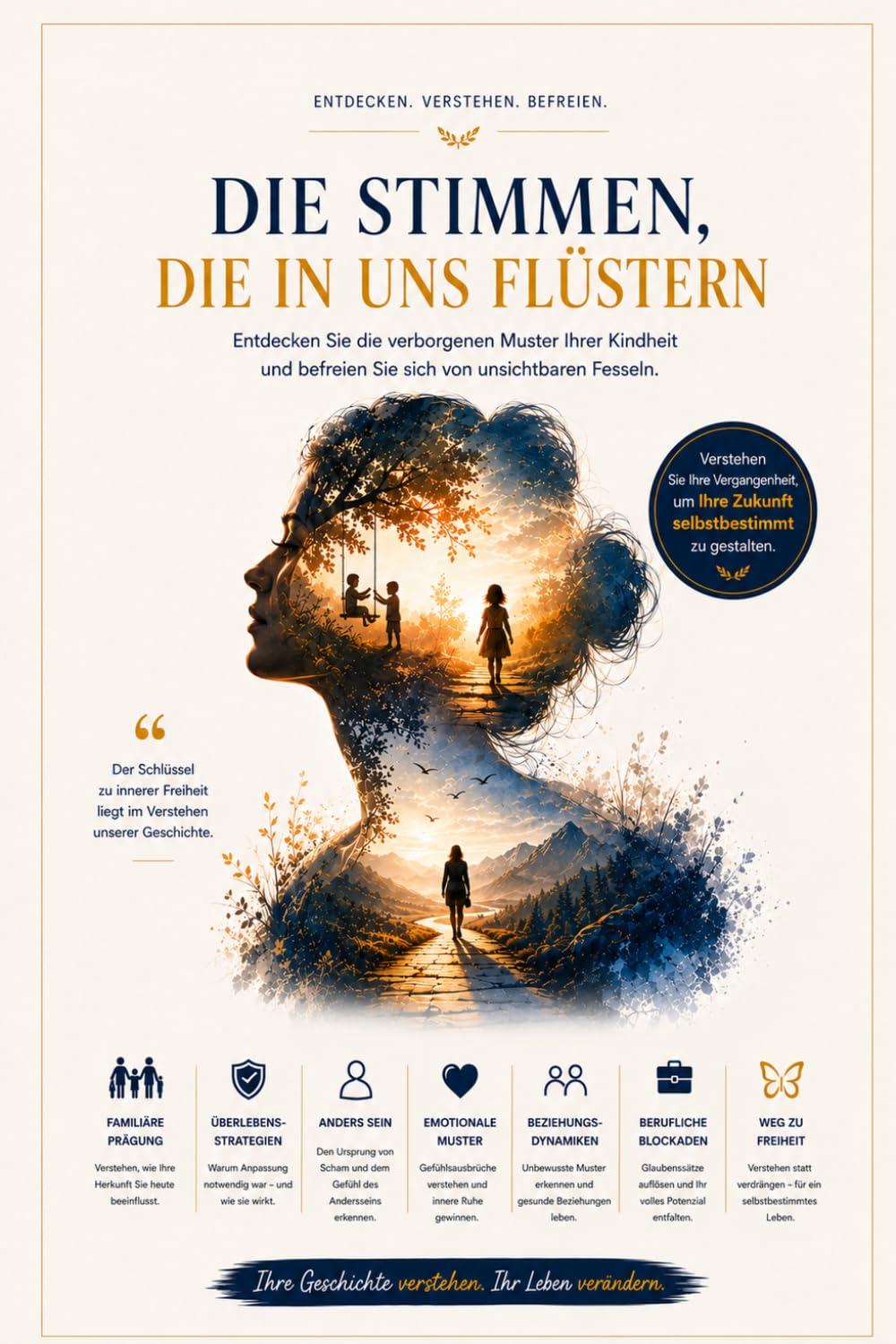 Die Stimmen, die in uns flüstern: Kindheitstrauma verstehen, verborgene Glaubenssätze aufdecken und den eigenen Weg zur inneren Freiheit finden