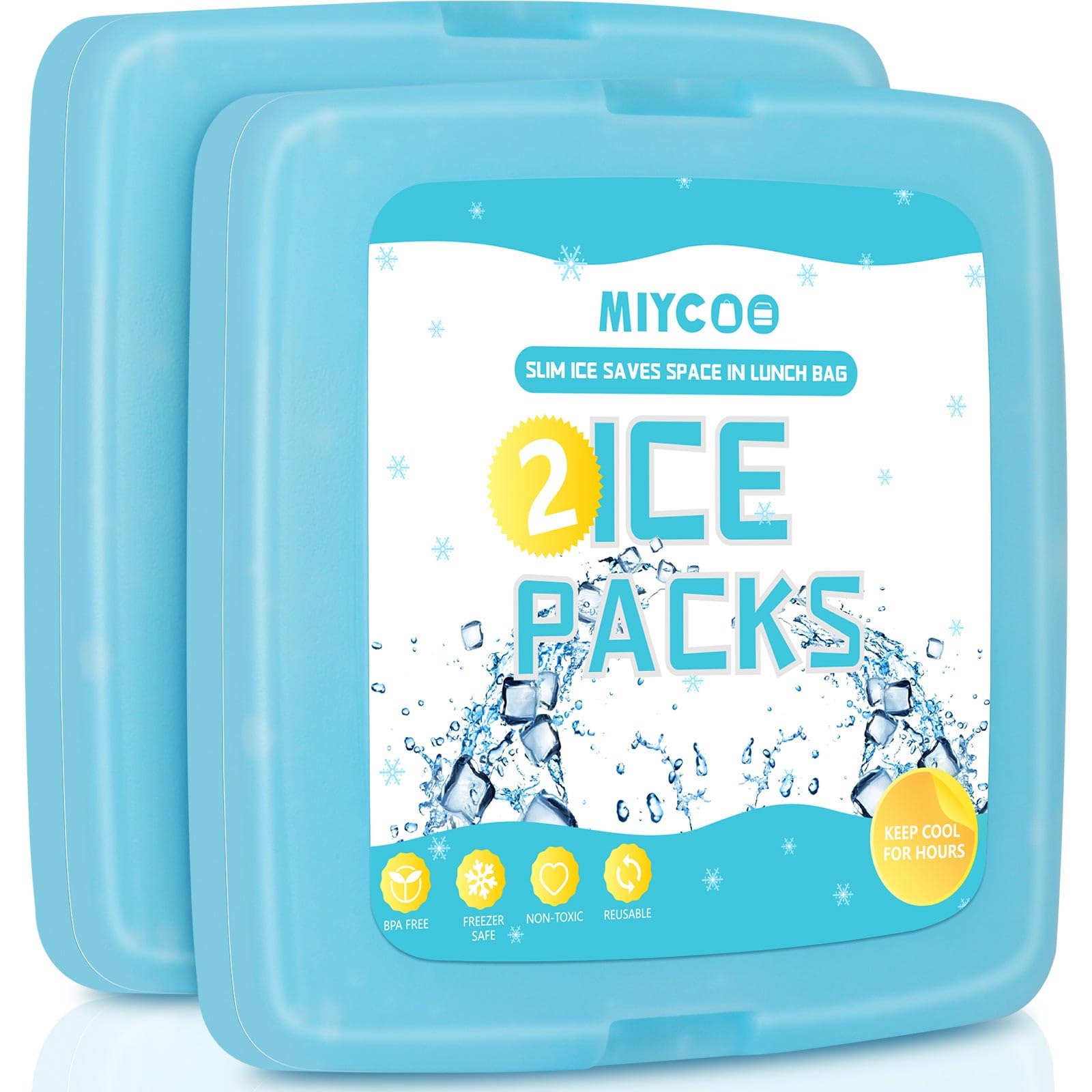 MIYCOO Ice Packs 2-Pack
