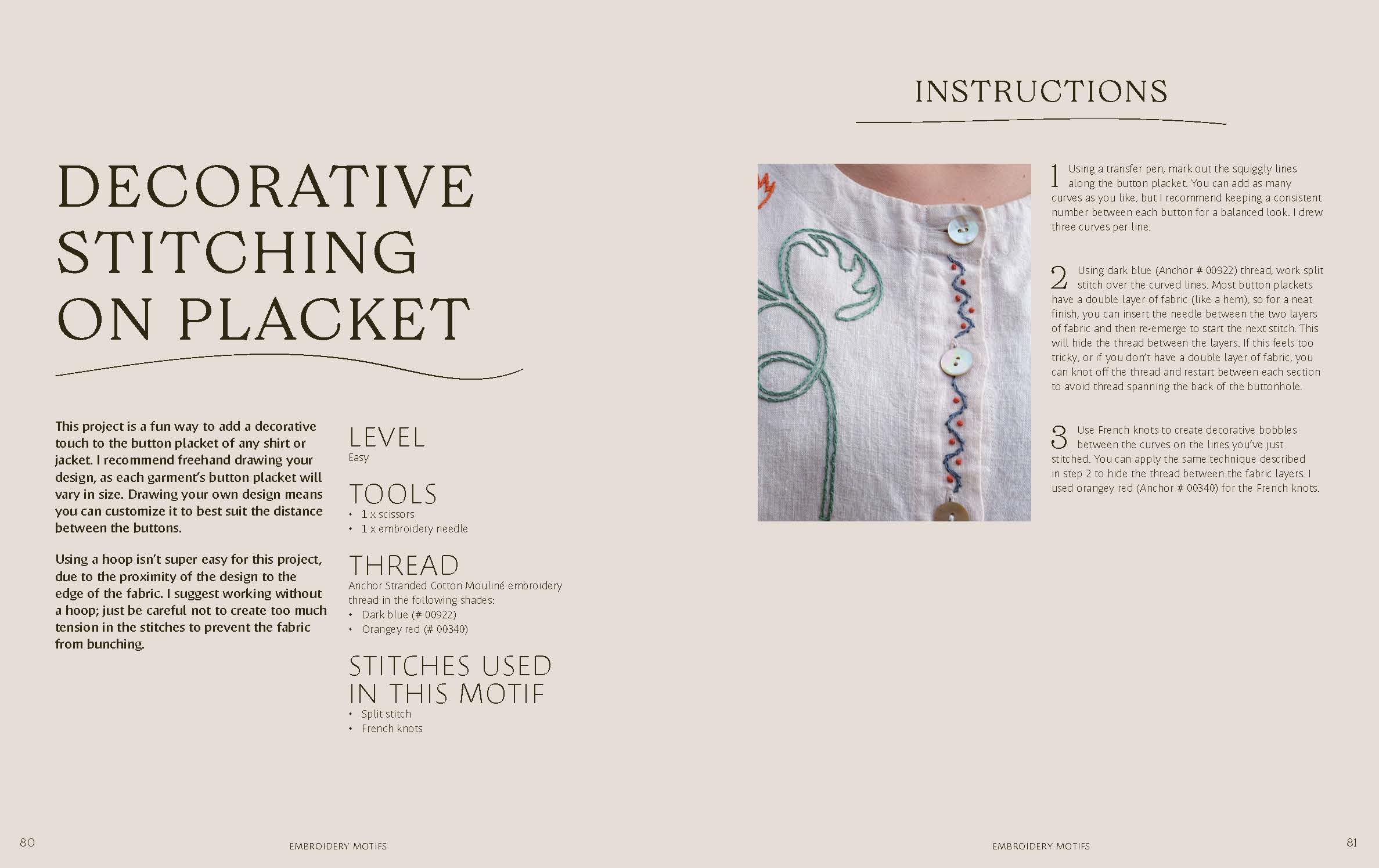 Threads: 20 Hand Embroidery Designs to Enhance Your Clothes