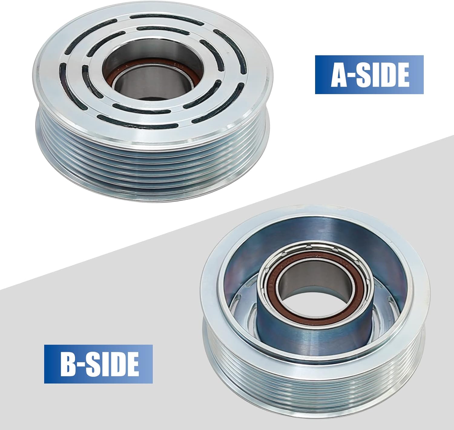 AC Compressor Clutch Assembly Kit Replacement for HONDA 2007-2011 CR-V 4 CYL 2.4L