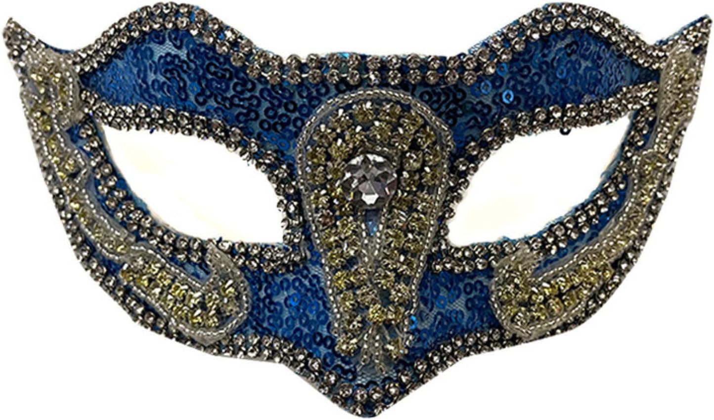 Halloween mask Halloween Mask Cosplay Anime Crystal Masquerade Mask Sexy Blue Cat Mask Costume Makeup Party