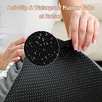 Vista 4 de POCBLUE Cama lavable de lujo para perros pequeños, tapete para jaula de perro de 23 pulgadas, almohadilla cómoda y esponjosa para perrera