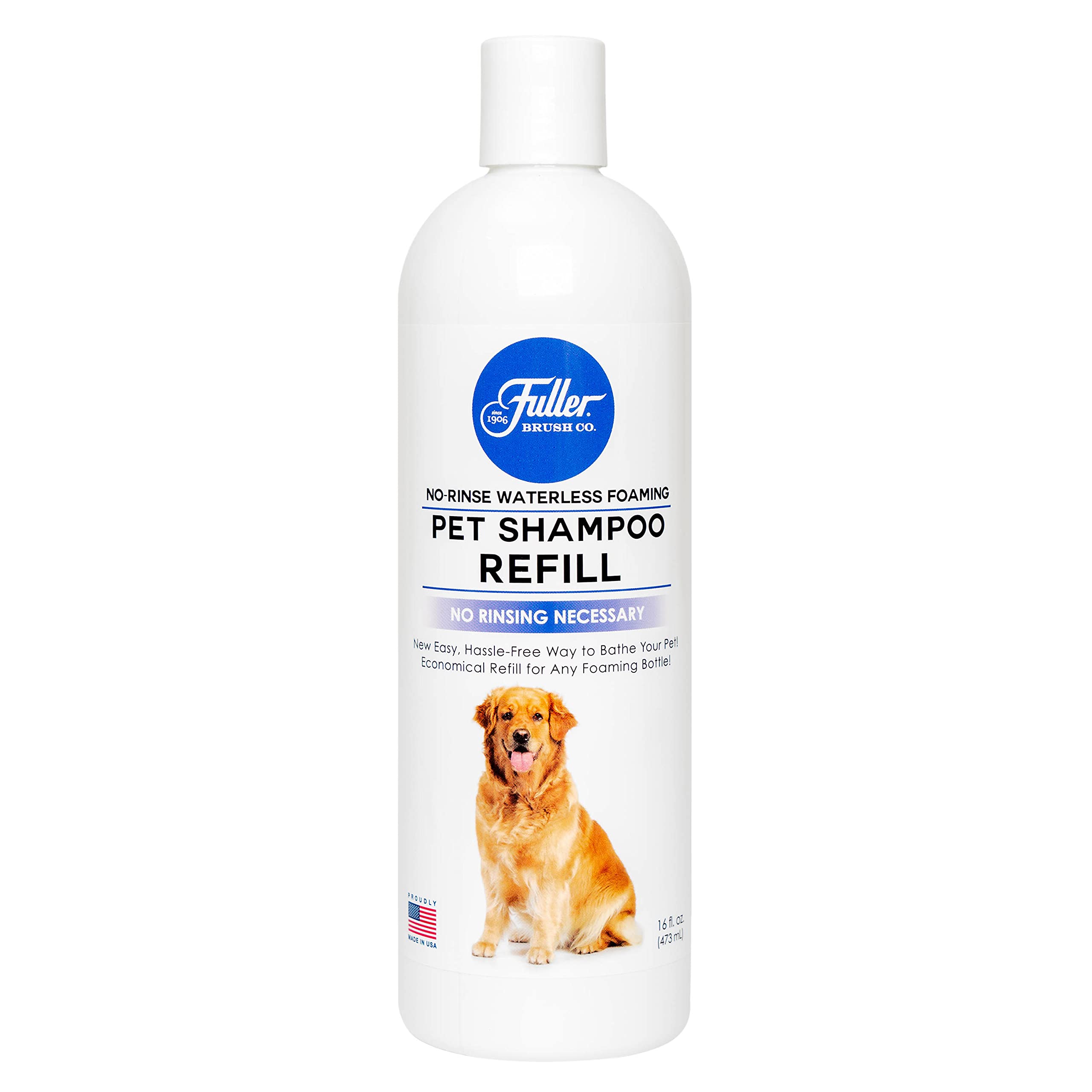 No-Rinse Waterless Foaming Pet Shampoo Refill