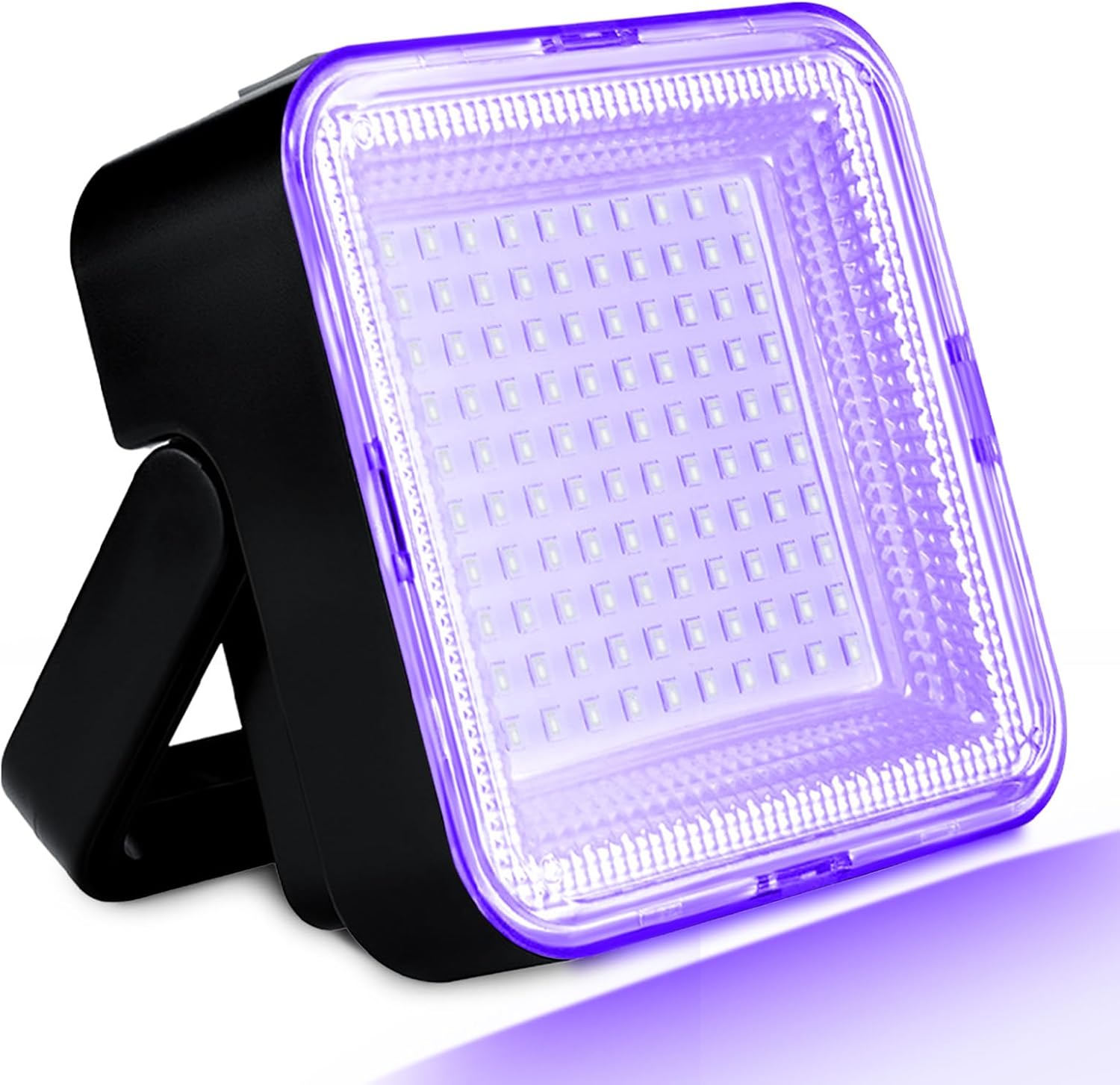 9600 mAh Rechargeable Black Light, Dimmable UV Light, 200 LED 395 nM UV Flashlight Camping Blacklight, Halloween, Body Painting, UV Paint, Fluorescent Effect