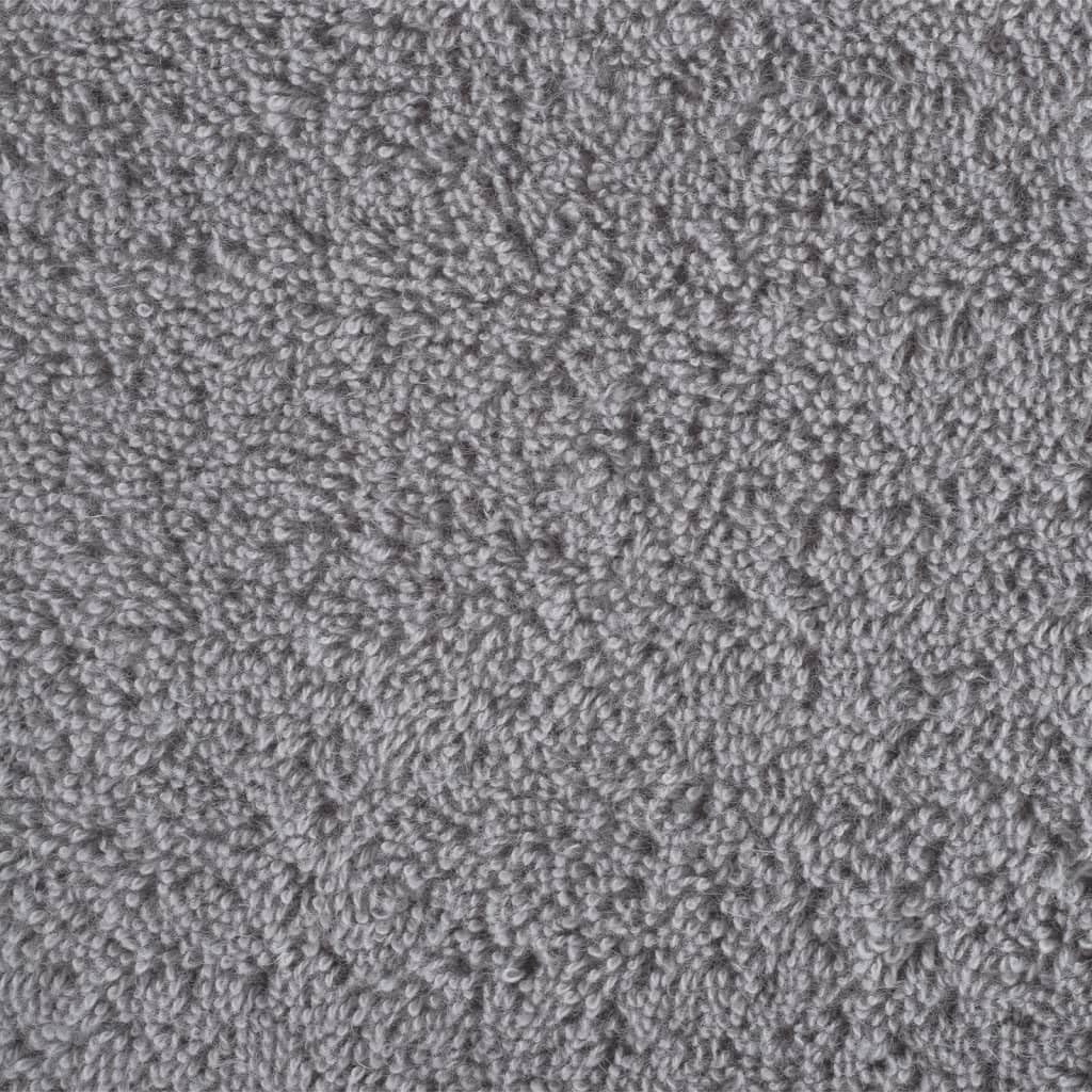 Hothingwell - Toallas de baño (100 x 200 cm, 4 piezas), color gris | Certificado Oeko-Tex, anillo de niña, lavable a máquina, hebilla de suspensión, uso doméstico y comercial