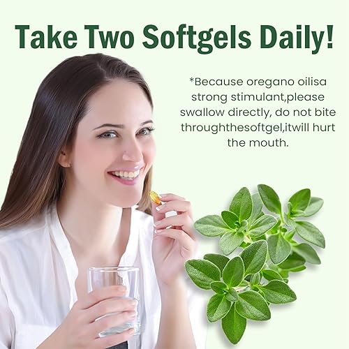 Miniatura 7 de Aceite de orégano 300 cápsulas blandas con aceite de semilla negra, combinación 2 en 1 con aceite de orégano y aceite de semilla negra,