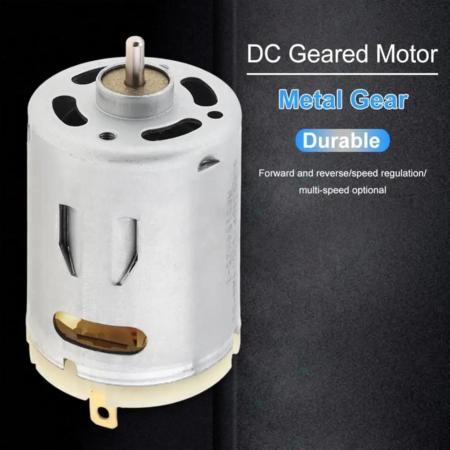 DC Motor DC 1.5-7.4V 37000RPM High Speed High Power Micro Motor for Bench Drill Vacuum Cleaner Small Appliances