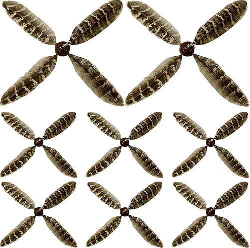 8 piezas de repuesto de hélice de plumas de gato, recambios interactivos de juguete para gatos, juguete de repuesto de plumas, accesorios para