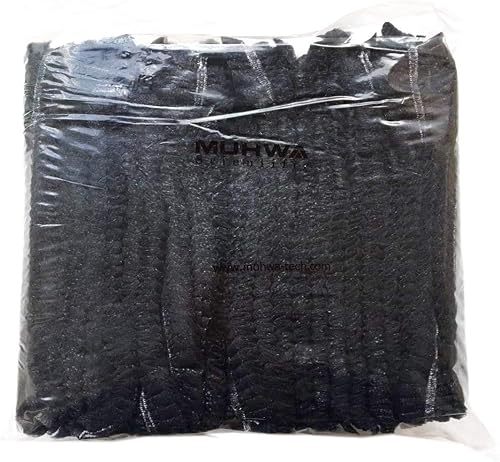 Miniatura 10 de 200 gorras desechables, gorras de mafia, gorra de red para el cabello, tamaño libre elástico, para cosméticos, belleza, cocina, cocina, industrias