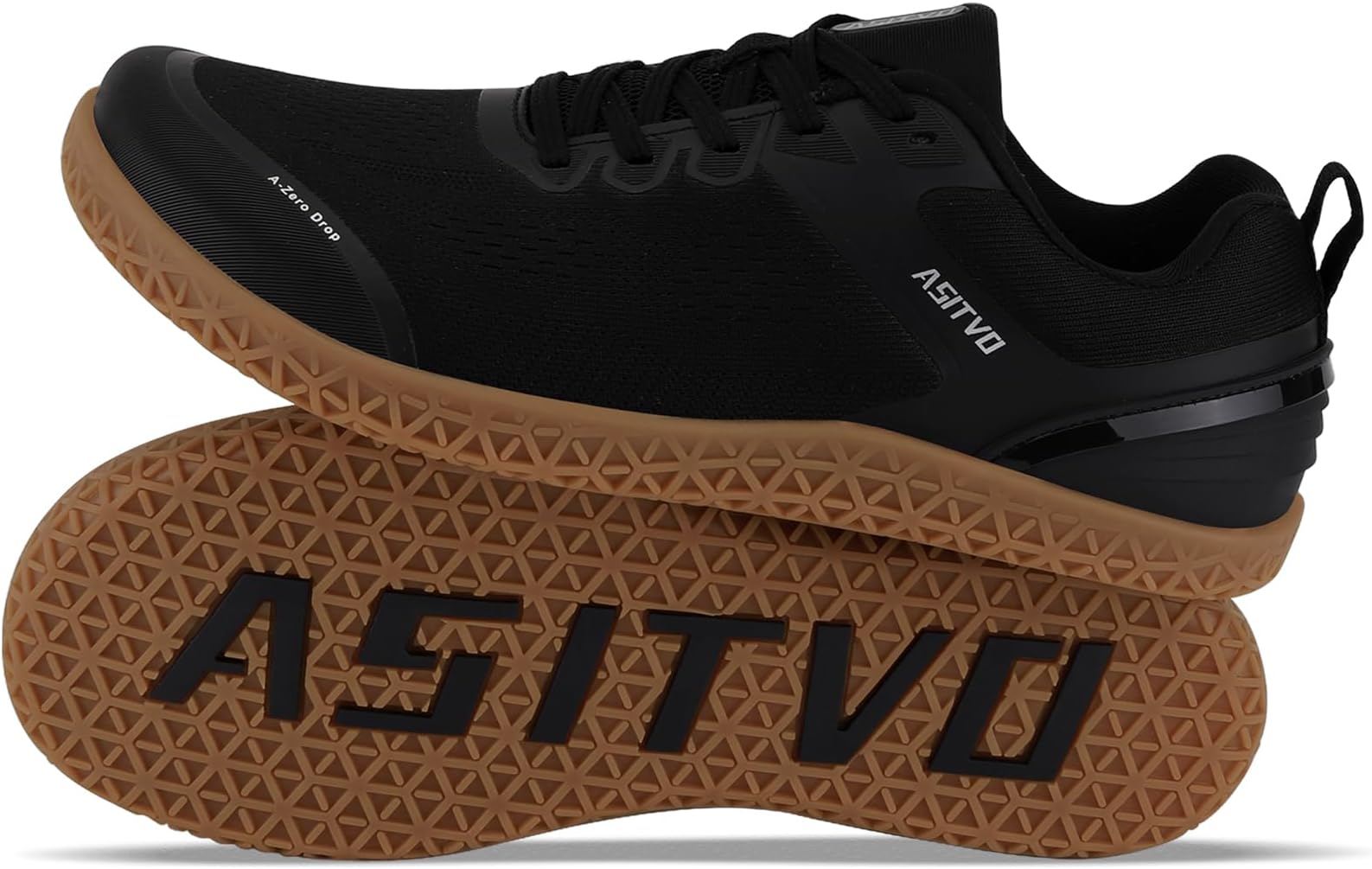 Wide Barefoot Shoes Men Gym Zero Drop Sole Minimalist Cross Trainer Width Toe Box Sneakers Grounding Knit No-Sew Upper TPU Toe and Heel Colorful