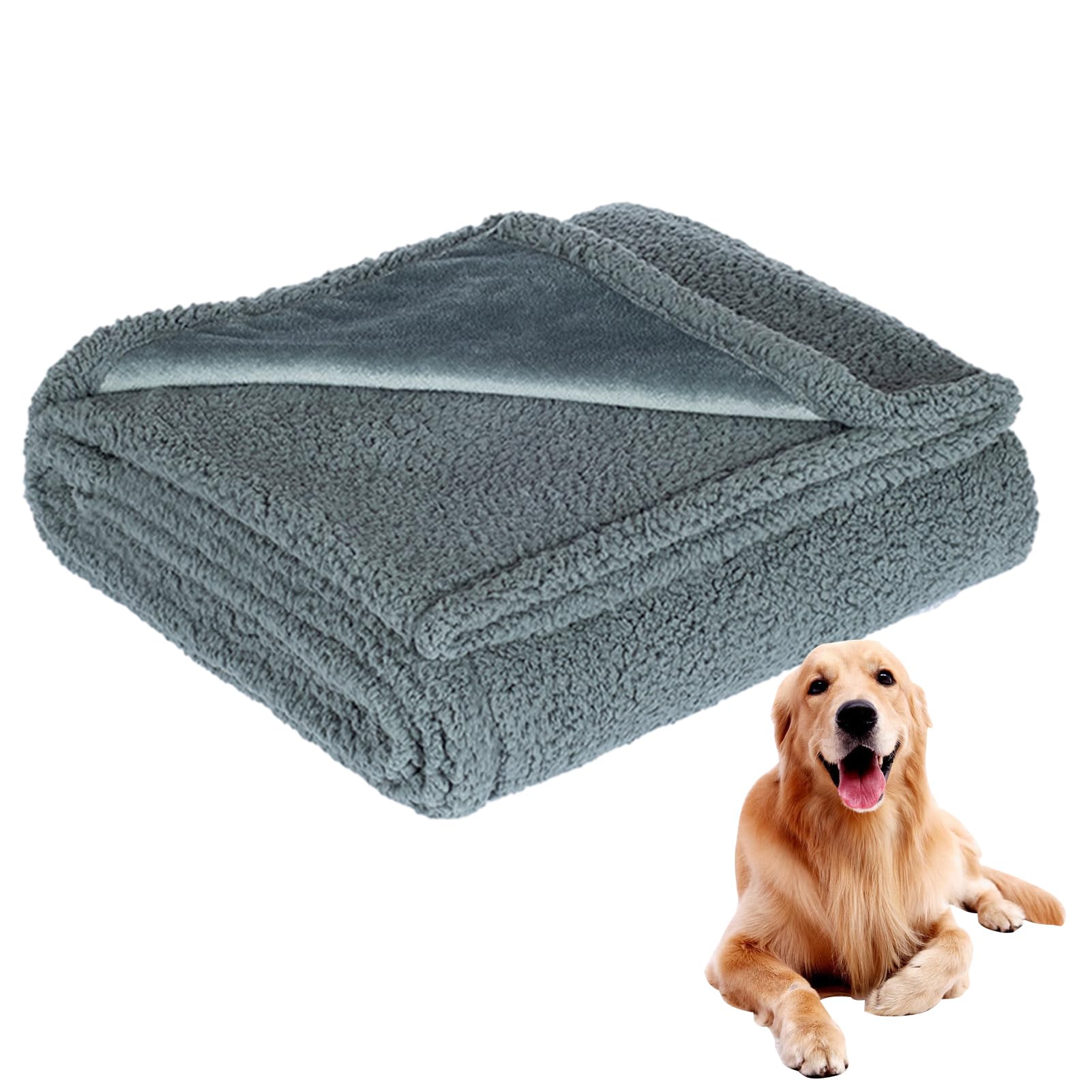 Lambo Edredones para Perros - Mantas de Franela para Perros Grandes | espesan | mantas impermeables para gatos, manta lavable para perros, gatos domésticos, todo el año