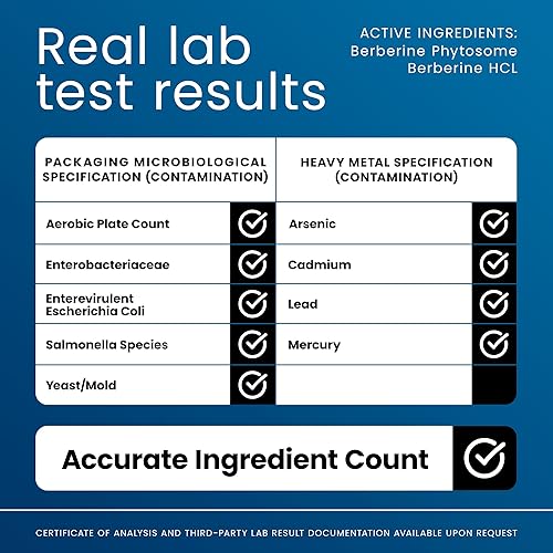 Miniatura 5 de Ultimate Fitosoma de berberina para un control saludable del peso, el metabolismo y la salud intestinal - Absorción 9.6X con fórmula de doble acción
