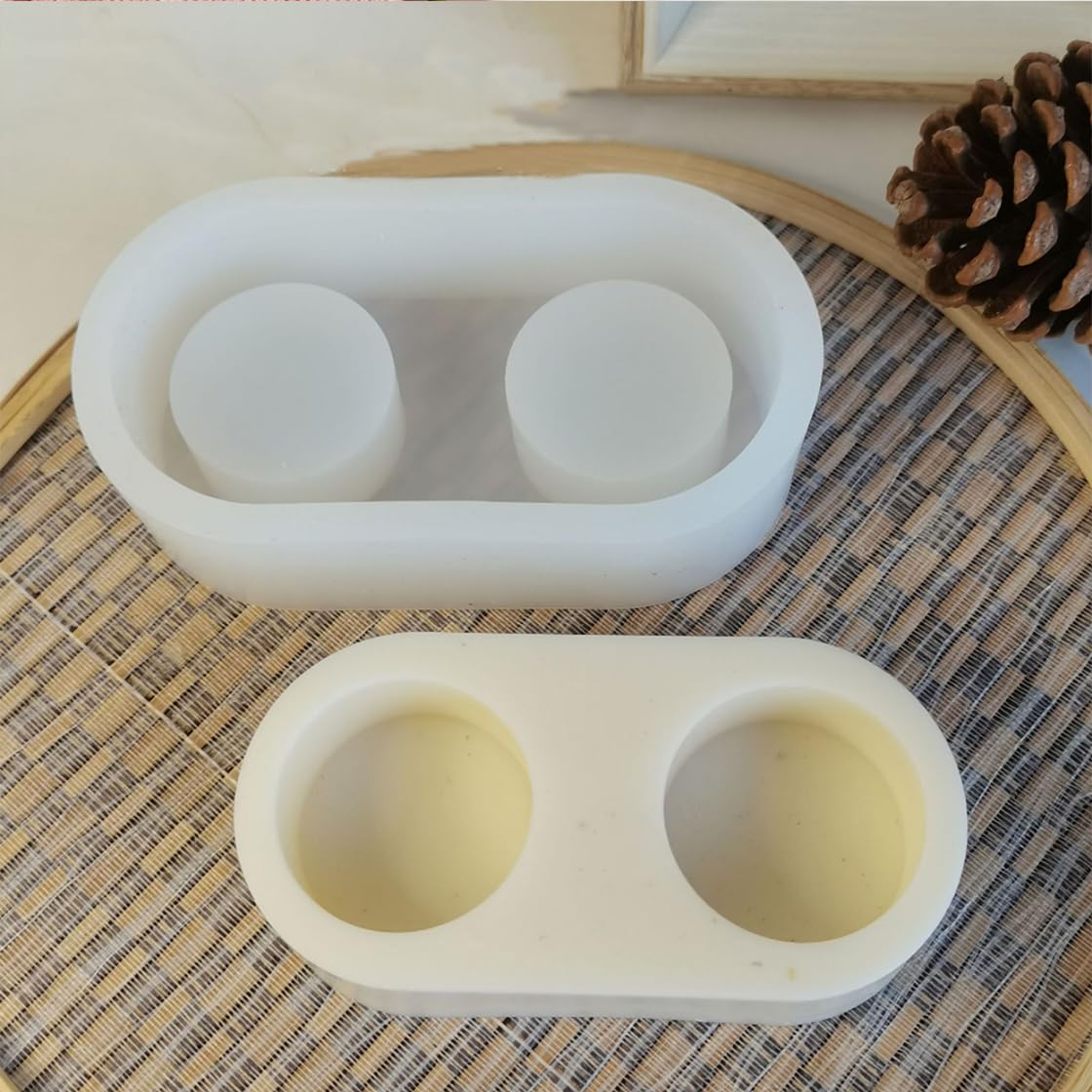 HyzaPhix Moule En Silicone Pour Bougie Chauffe-plat - Moule