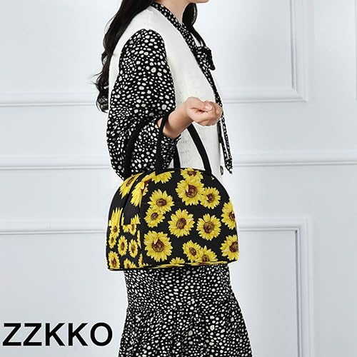 Miniatura 7 de ZZKKO Lonchera para perros y cachorros, organizador de almuerzo, contenedor aislado con cremallera, para preparación de comidas, bolso para mujeres,