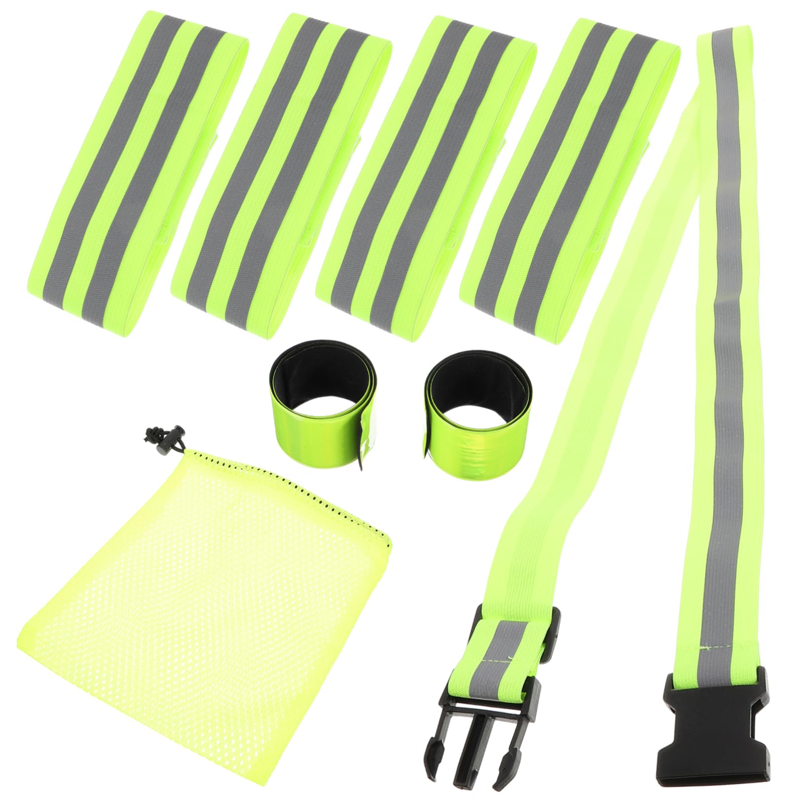 ibasenice Reflectante para Montar Pulsera Lámpara Cinturón para Correr Equipo Reflectante para Correr Bandas Reflectantes Pulsera Cinturón Reflectante LED Película
