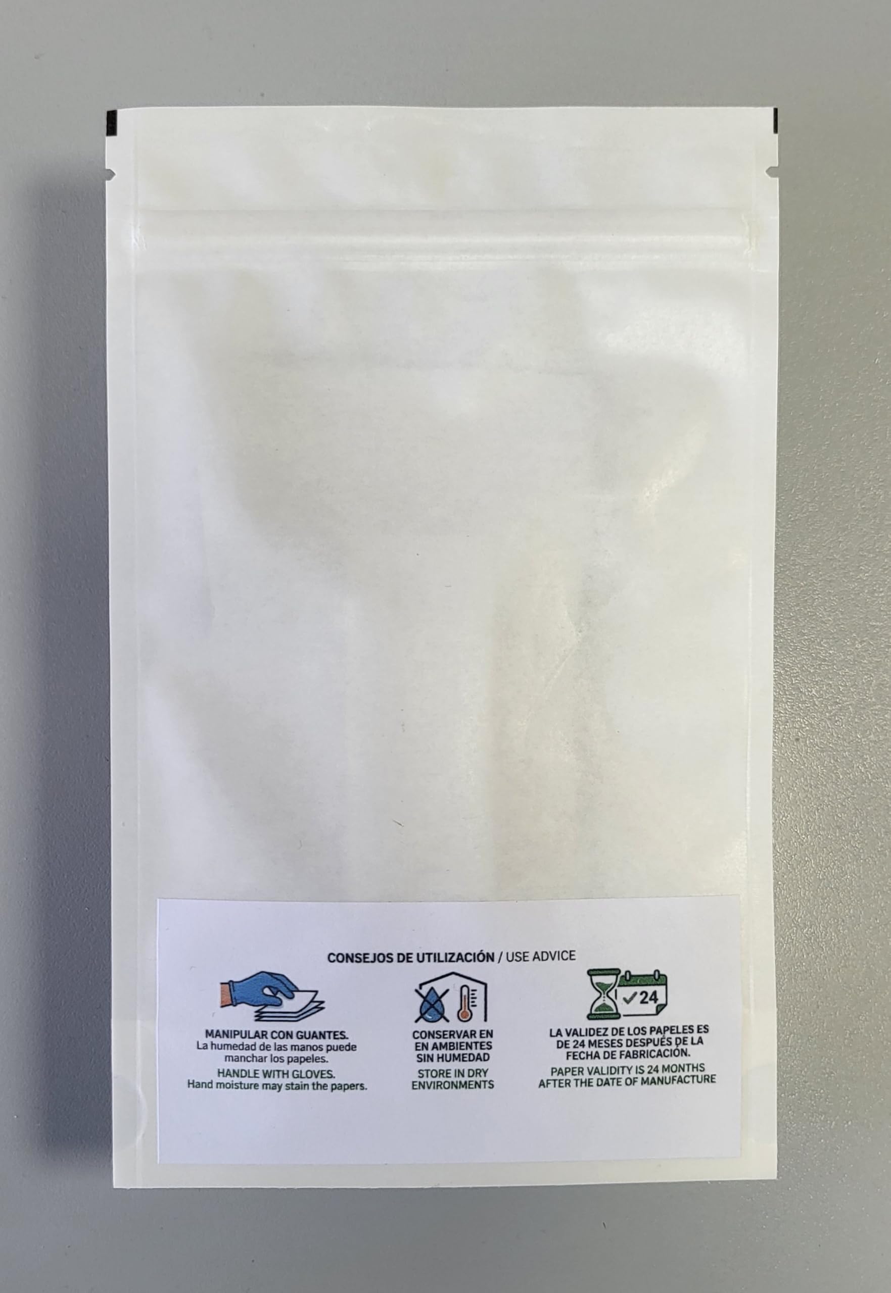 Papel Hidrosensible 76x26 mm 25 Tarjetas Control Cobertura Densidad Gotas Pulverización Agrícola