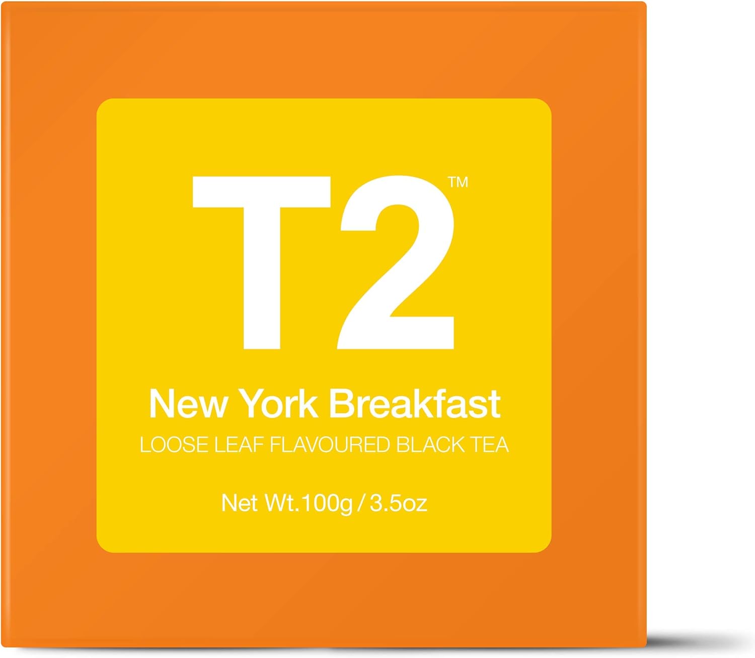 T2 Tea New York Breakfast Loose Leaf Black Tea in Box, 3.5 Ounce (100g