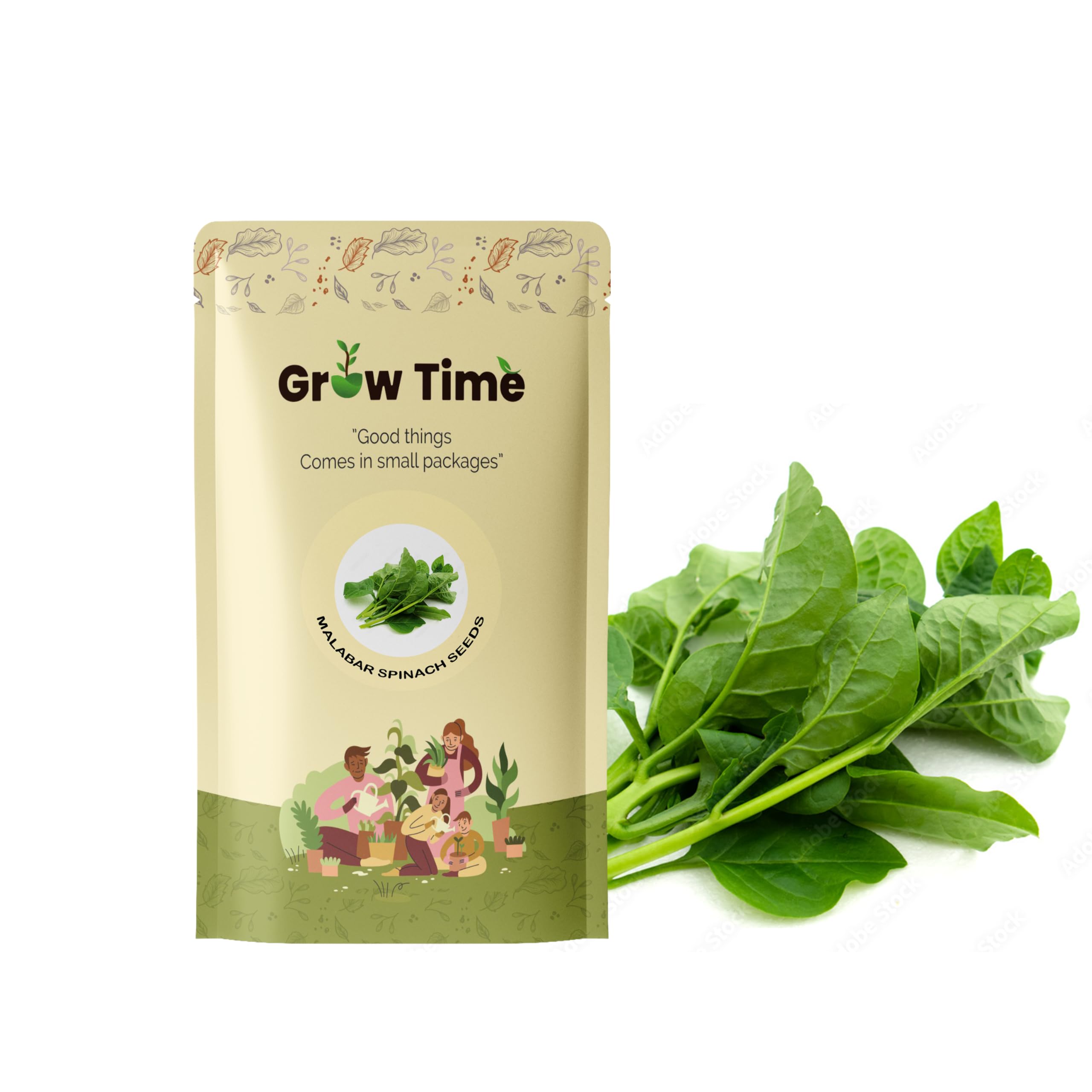 Growtime Spinach Malabar (Poi Sagh) Vegetable Seeds, Vegetable Seeds for Home Gardening, Vegetable Planting Seeds for Kitchen, Spinach Malabar (Poi Sagh) Seeds (Green, Pack of 20g) (B0CP97QJ1M) Amazon Price History, Amazon Price Tracker