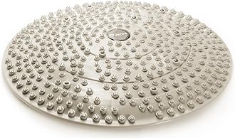 Daiwa Felicity Foot Massager Mat - Reflexology Mat with Magnetic Therapy Acupressure Disc - Ergonomic Acupressure Mat for Feet Relaxation, Pressure Point Pad - FSA/HSA Eligible (Blue) (Gray)