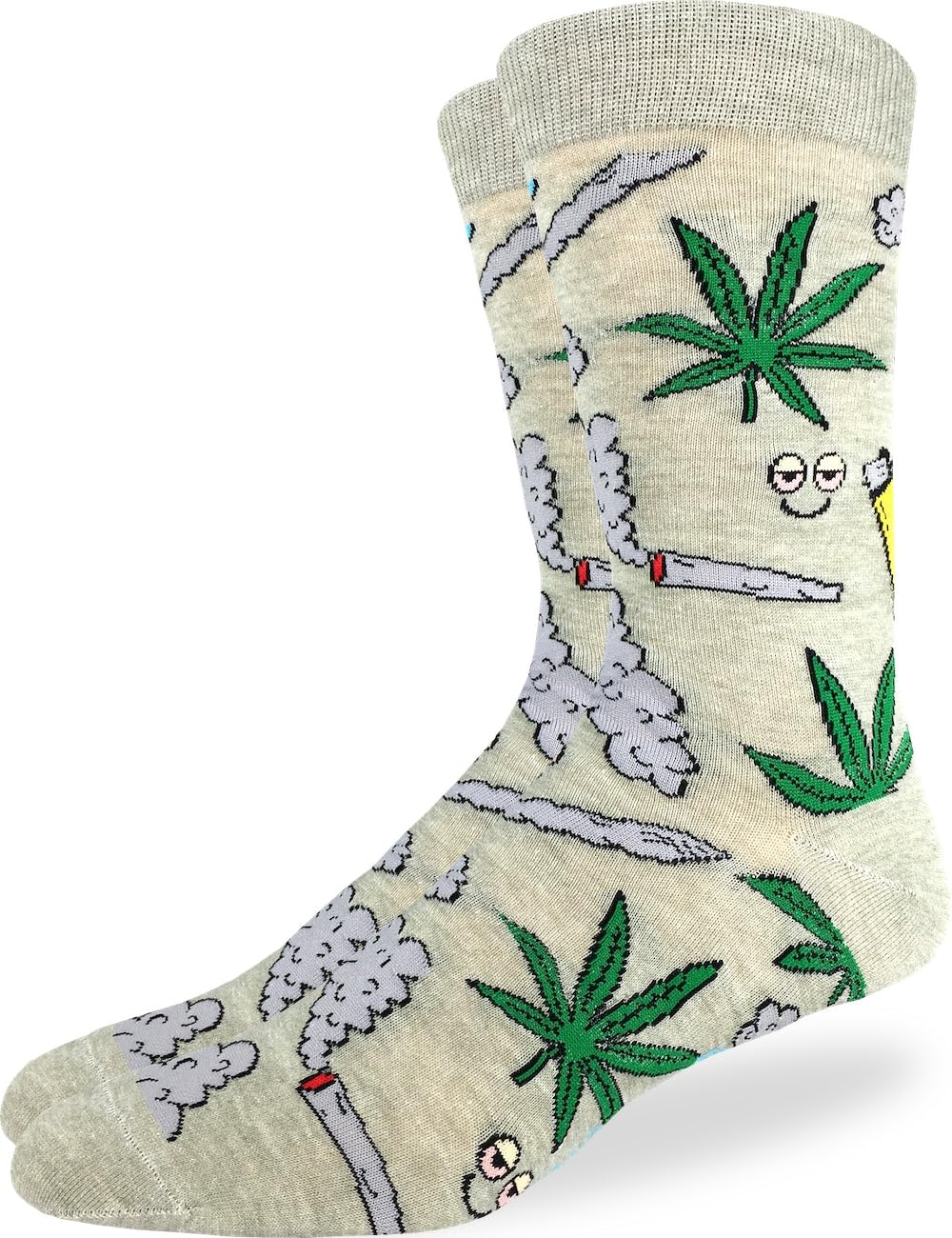 Good Luck Sock Men's Stoned Marijuana, Socks Crew Socks - Stoned Marijuana (7-12) 1430