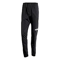 Adidas Homme Essentials Linear Single Jersey Pant, Black, White, M