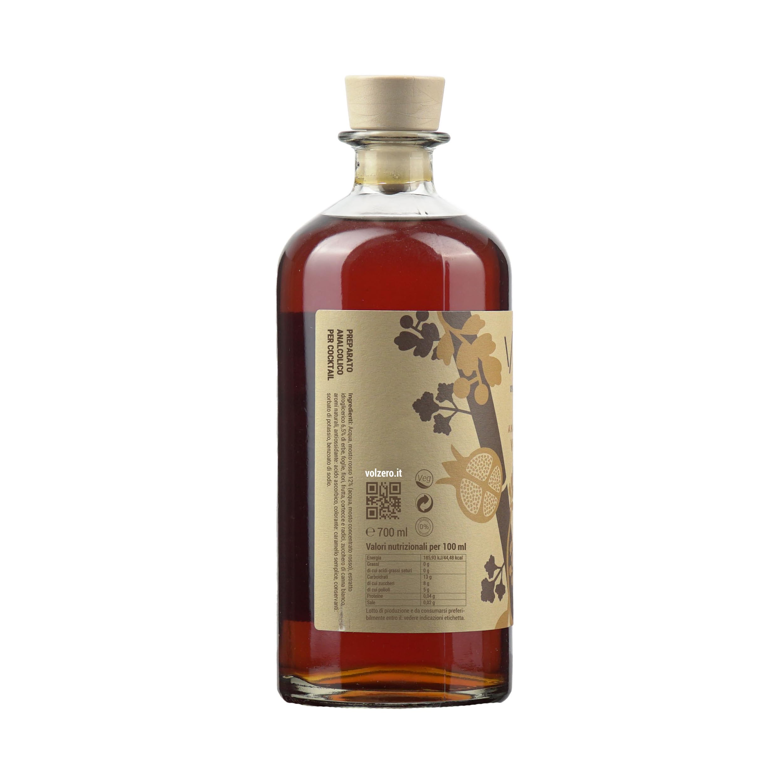 VOL0 Vermouth 0.0%, Bevanda Analcolica, 700 ml