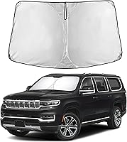 Vista 57 de EcoNour Parasol para Subaru Crosstrek 2013-2015 2016 2017, visera solar para parabrisas delantero y ventana, bloqueador de calor UV y protector