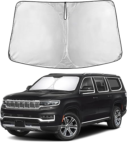 Miniatura 57 de EcoNour Parasol para Subaru Crosstrek 2013-2015 2016 2017, visera solar para parabrisas delantero y ventana, bloqueador de calor UV y protector