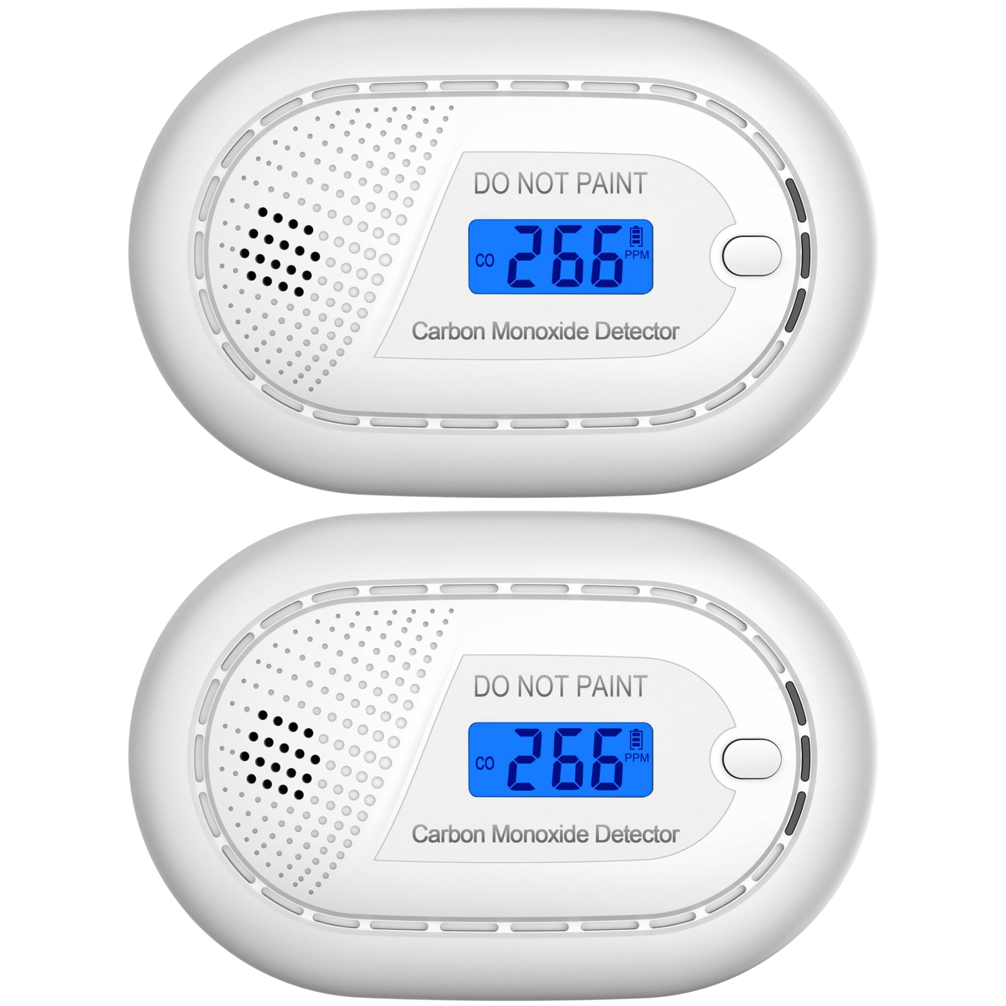 Aroha Link Detector de Monóxido de Carbono Interconectado - Batería de 10 Años - Detector de CO - Carbon Monoxide Detector - 2 Piezas
