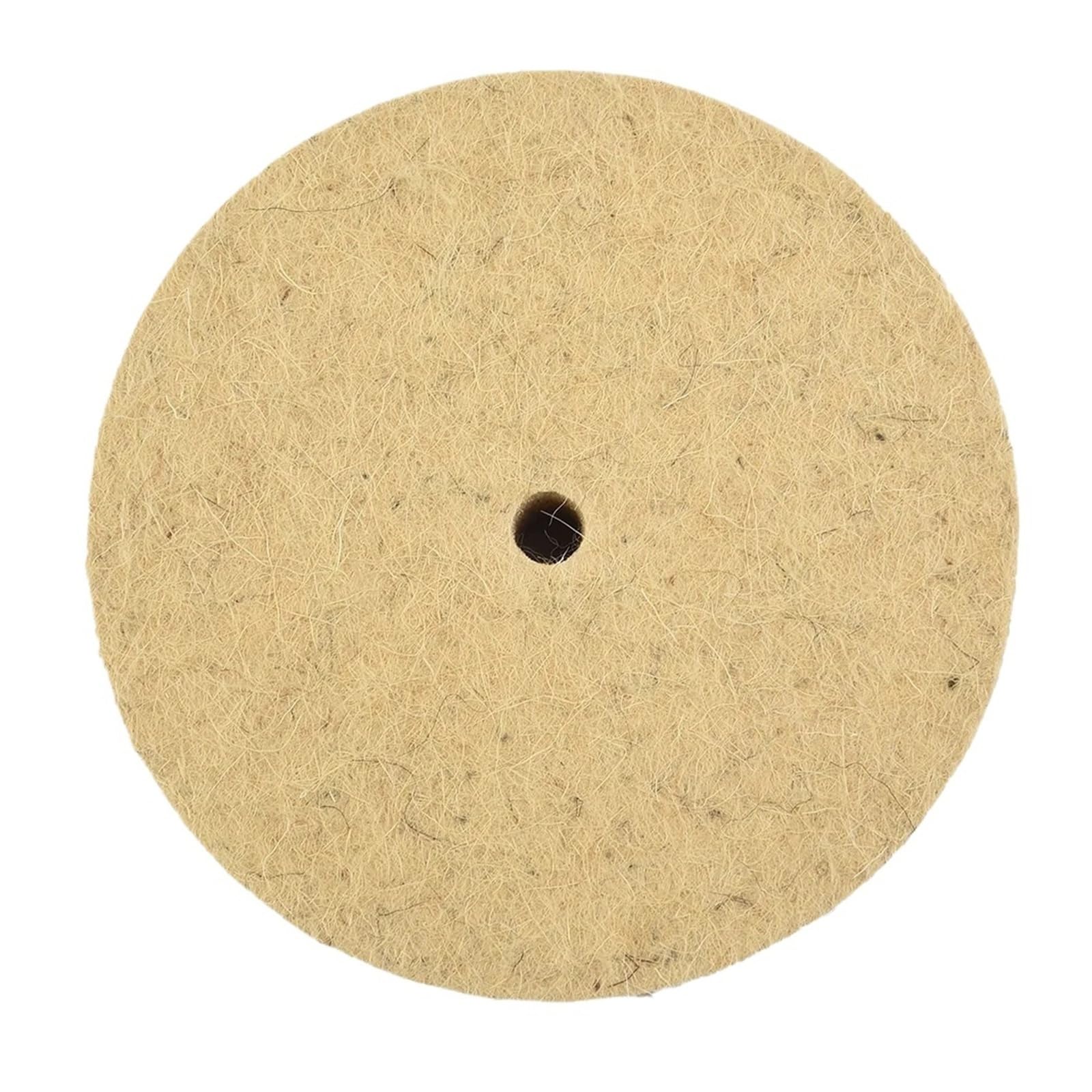 1PC Wool Felt Polishing Wheel 125mm 5inch Sanding Pads Buffing Grinder RotaryTools For Metalworking Grinding Steel Stone Glass