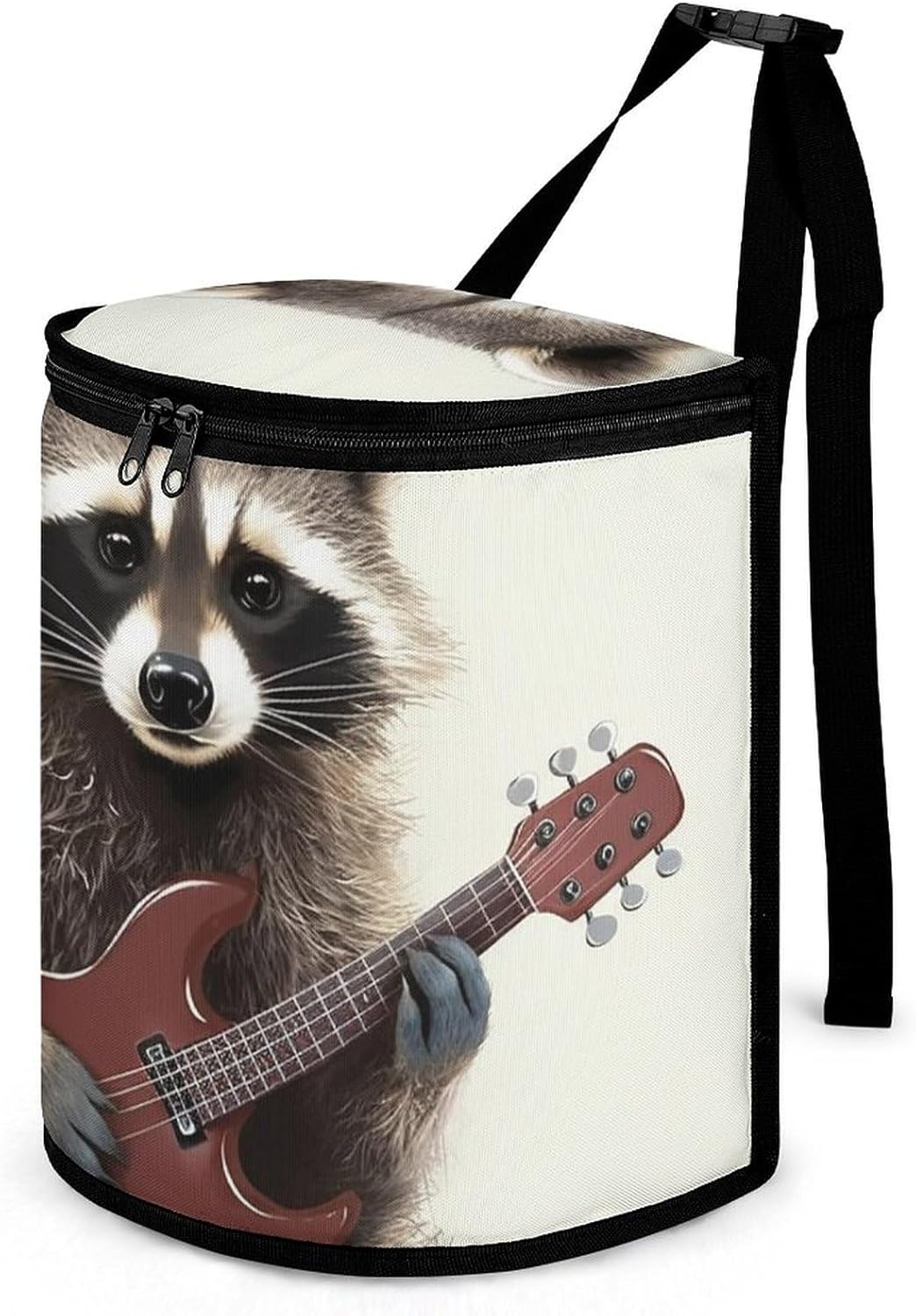 Car Trash Can Funny Raccoon Leak Proof Waterproof Garbage Bag for SUV Truck Camping