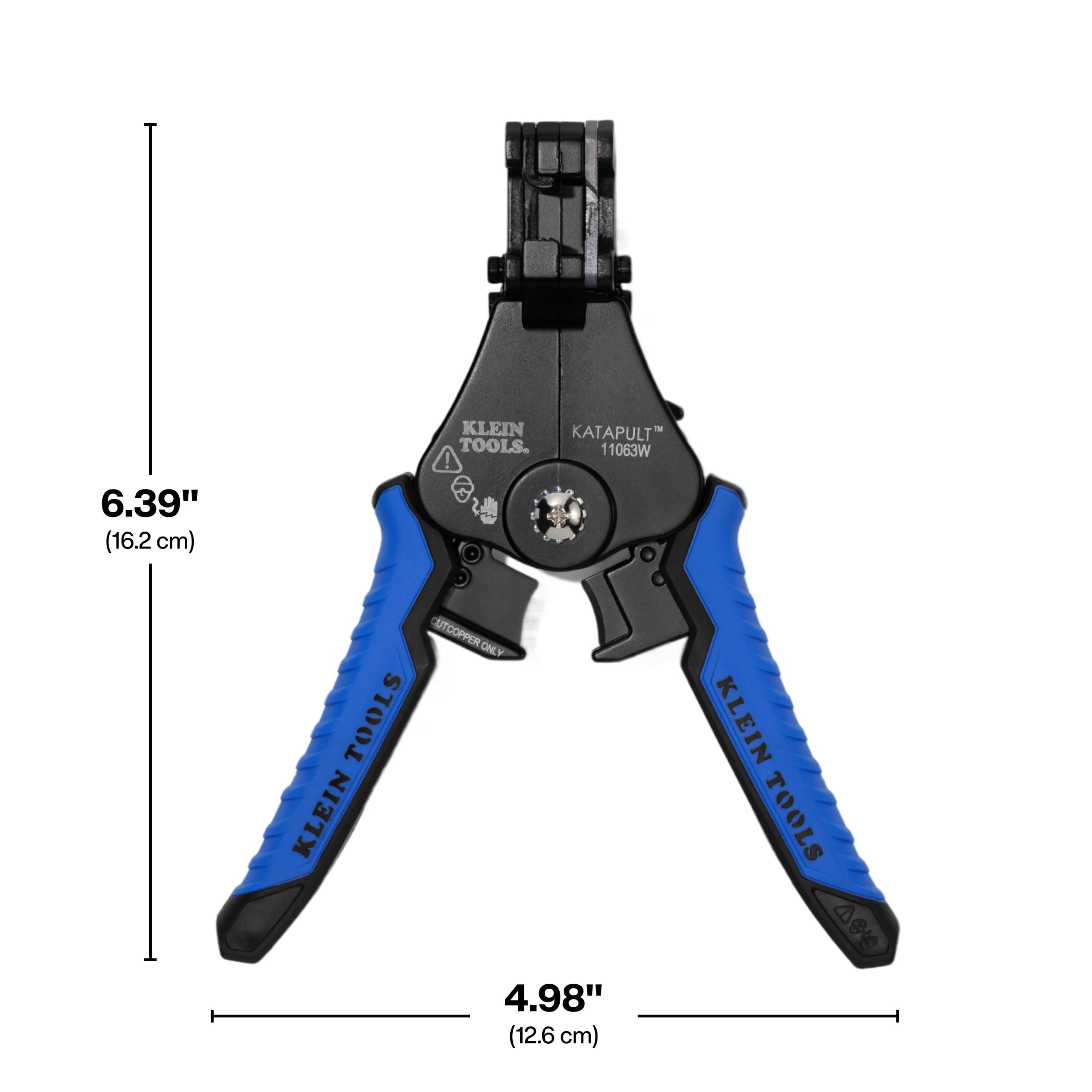 Klein Tools 11063W 7-Inch Heavy-Duty Automatic Wire Cutter/Stripper — Amazon image 6
