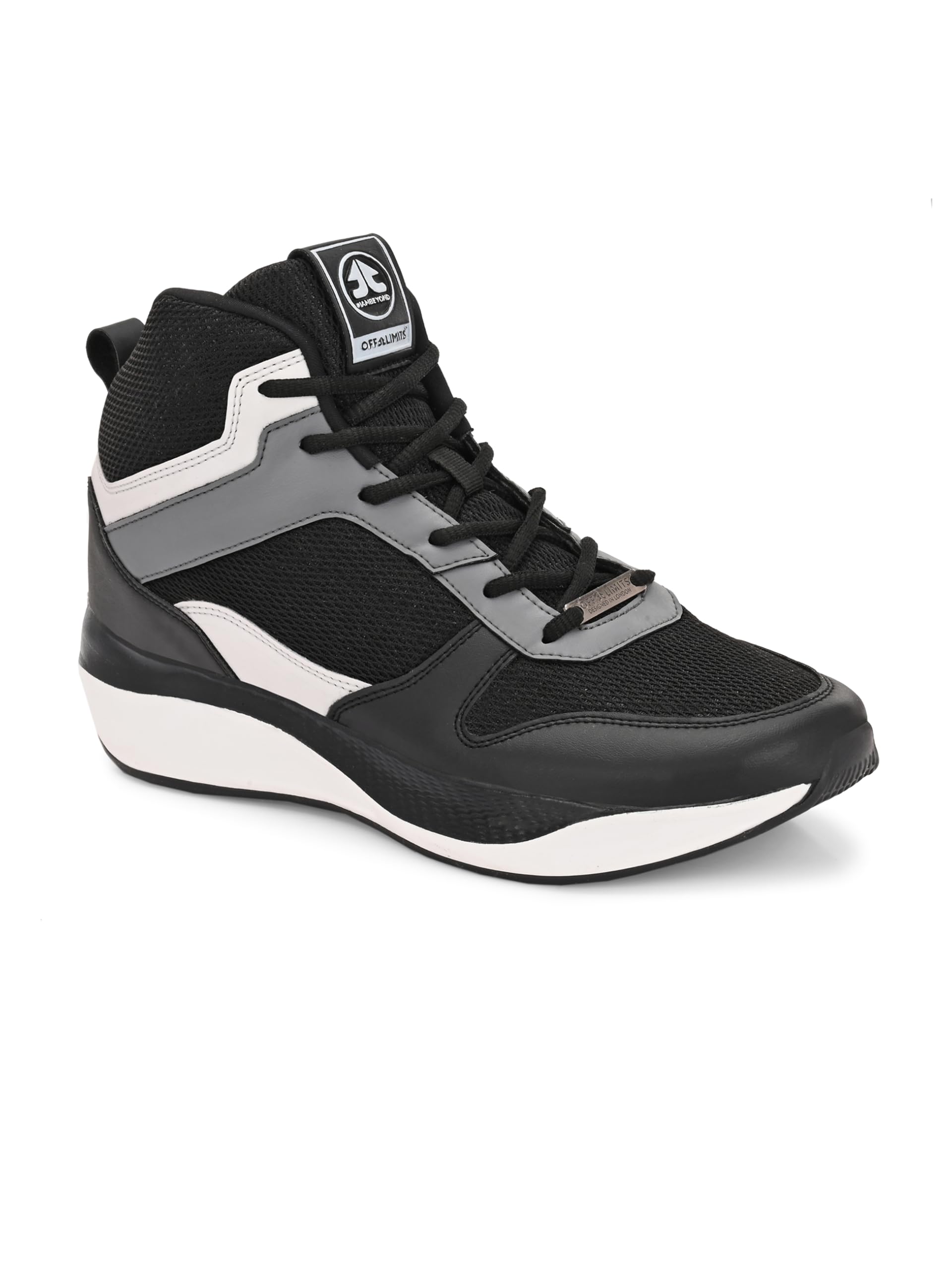 Men's Crossover Running & Training Shoes - Superior Cushioning, Enhanced Grip TPR Outsole, Superior Traction, Anti Skid, Lightweight, Shock Absorption Tech, Sports Footwear-UK8