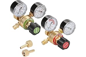 Hromee Oxygen Acetylene Regulators: Dual Gauges for Precise Gas Control