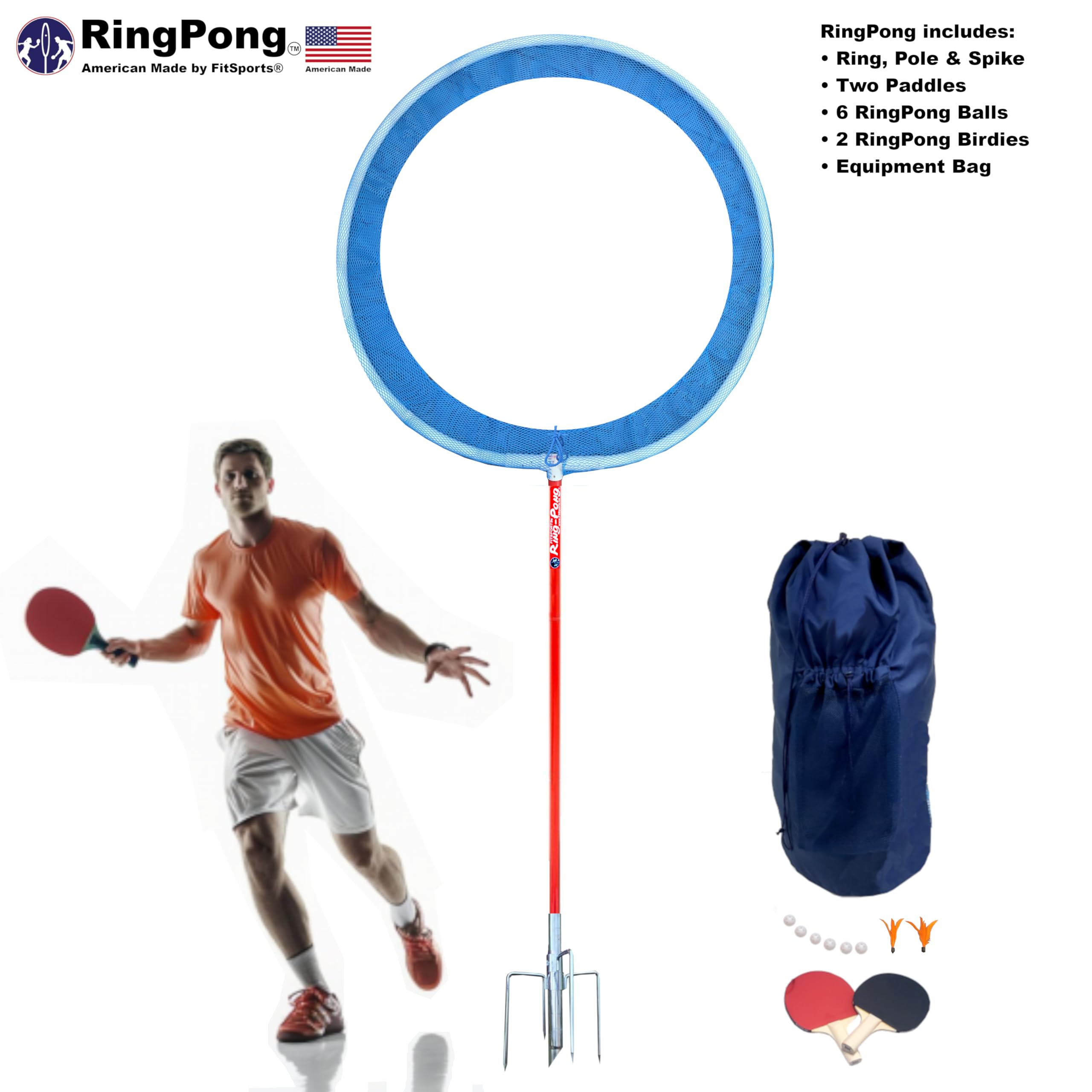 FITSPORTS Ring-Pong American Made Basketball Hoop