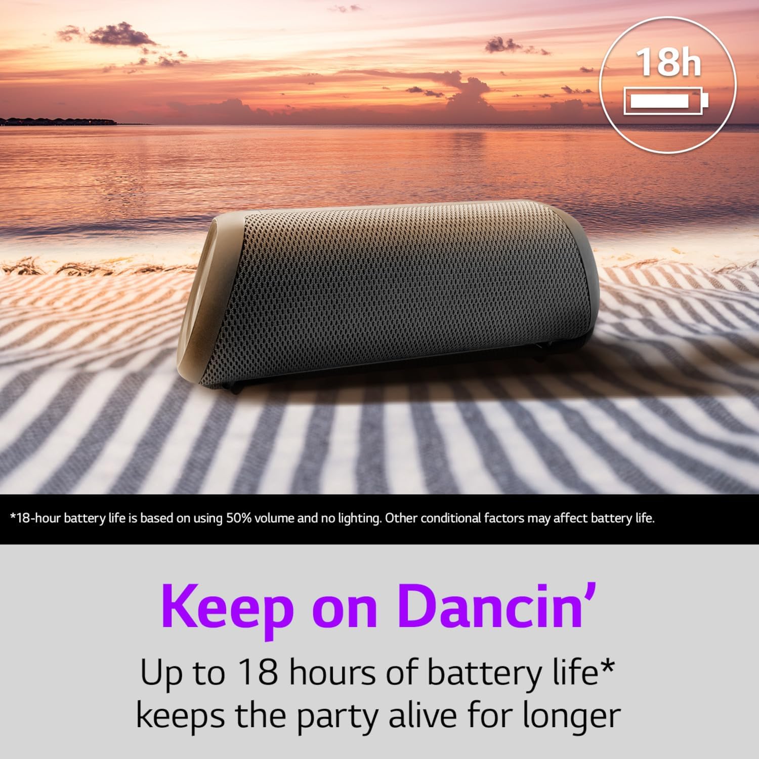 LG XG5QGR XBOOM Portable Bluetooth Speaker w/XBOOM Lighting (2023) - Image 6