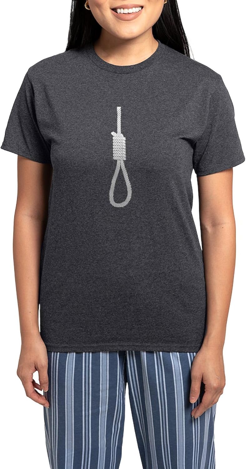 CafePress Noose Sketch Women's Charcoal Novelty Pajama Set