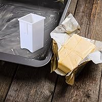 Vista 7 de Cooraby Paquete de 2 esparcidores de mantequilla de plástico para mantequilla de mazorca de maíz, dispensador de mantequilla con cubierta incorporada