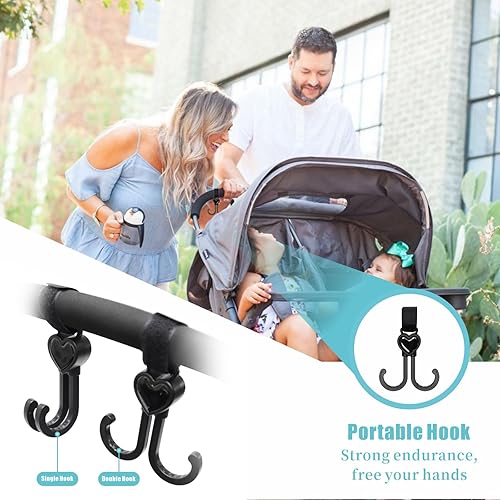 Miniatura 7 de Portavasos para cochecito 3 en 1 con soporte para teléfono