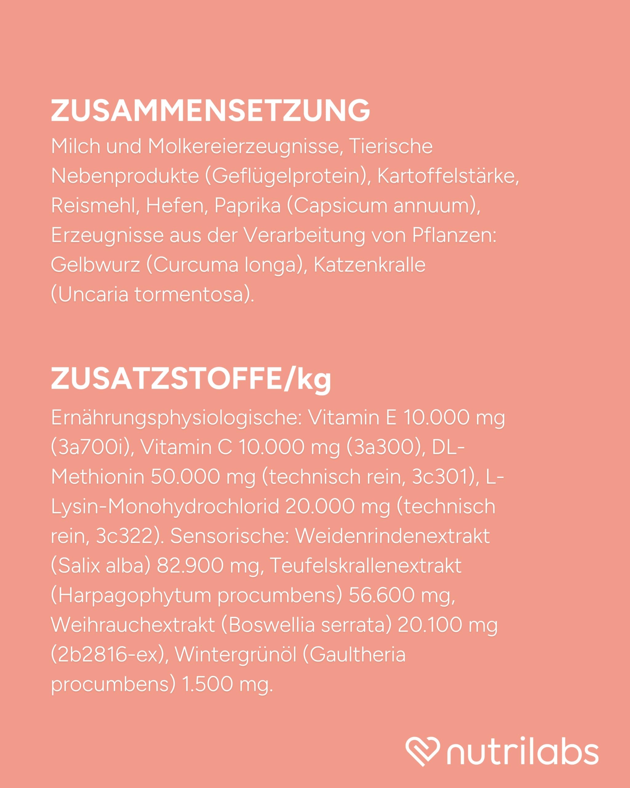 NutriLabs Dexboron forte Hunde Kautabletten 150 STK. - Tabletten mit Teufelskralle - Regenerationsmittel mit Weidenrinde, Weihrauchextrakt u.v.m.