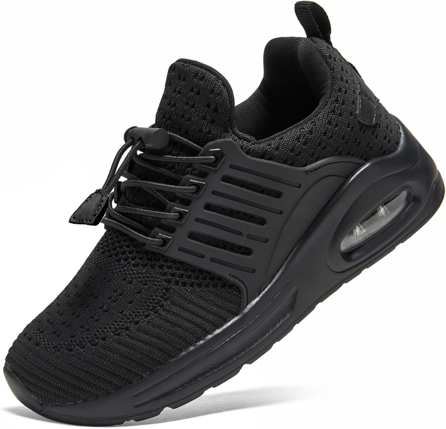Boy's Kids Running Tennis Shoes for Girls Lightweight Breathable School Athletics Sneakers 12.5 Little Kid A All Black